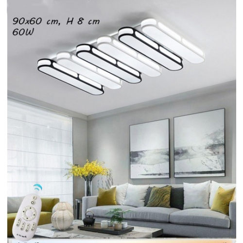 Plafon LED z pilotem 90cm 60Watt - P134